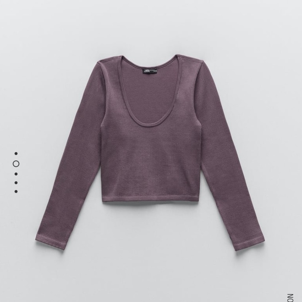 zara contour collection top. new with tags